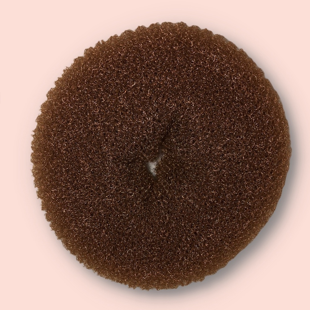 Brown hair donut styler